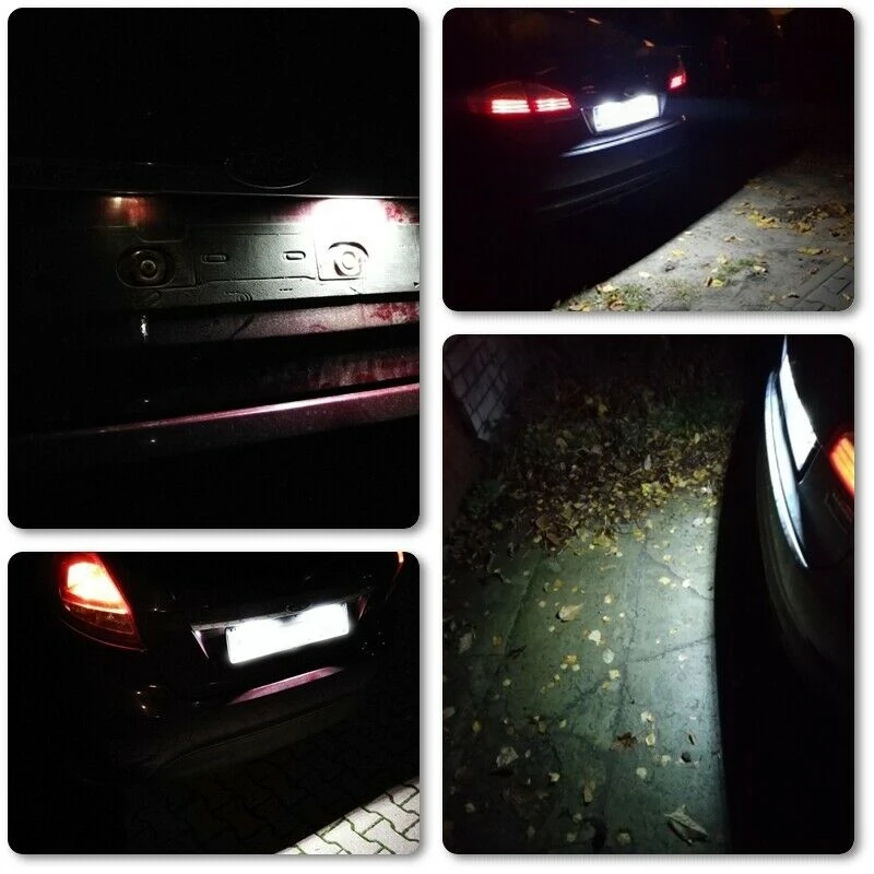 2X светодиодный номерной знак светильник Ford FOCUS MK II FIESTA VII MONDEO IV KUGA S-MAX