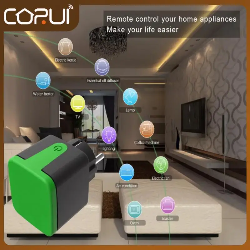 

Смарт-розетка с голосовым управлением Alexa Google Home, 16 А, с поддержкой Wi-Fi