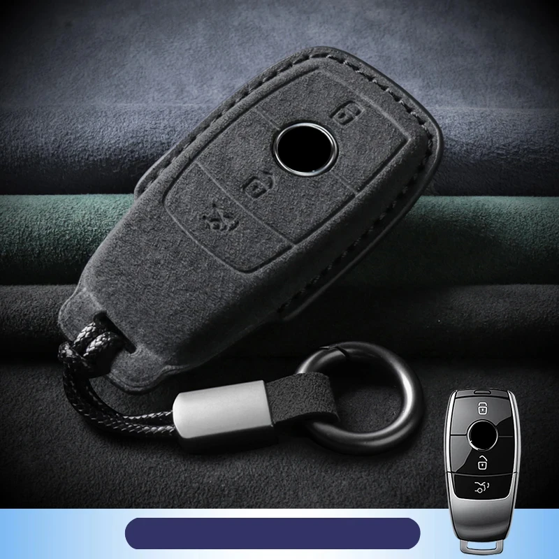 

Замшевый Кожаный Автомобильный чехол для Mercedes Benz E Class W213 W205 E200 E260 E300 E320 AMG CLA 2018 2019 2020