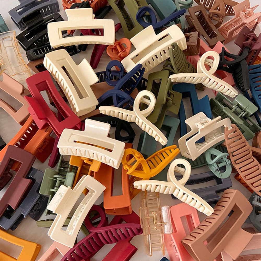 

Hair Claw for Women Girl Plastic Hair Claw Clip Crab Women's Claws Makeup Styling Tools Girl Fashion Hair Accessories