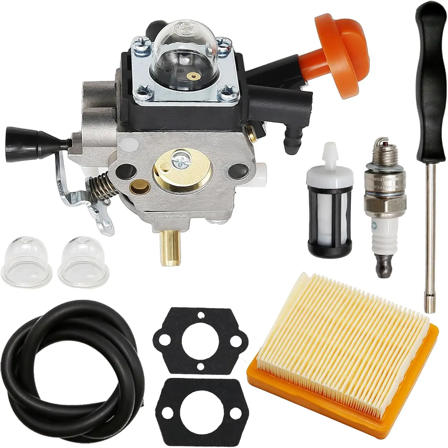 Фото Карбюратор 4180-120-0615 FS 91 FS91R, замена для Stihl FS91R FS111 FS89 HT102 HT103 FC91 FC96 KM91 KM91R KM111 FC111, для кусторезов №1