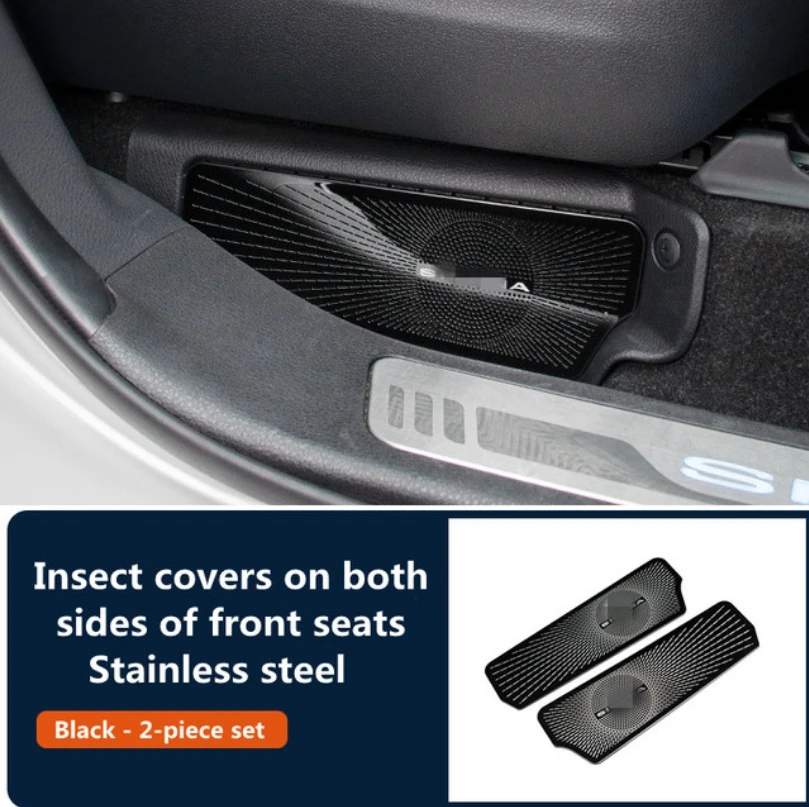 

Аксессуары для Toyota Sienna XL40 2021 2022 2023 LHD Защитная крышка из нержавеющей стали для модификации воздухозаборника переднего сиденья