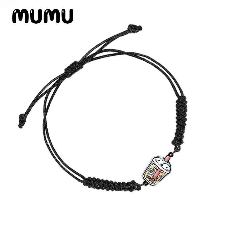 2021 Новый пузырьковый чай акриловый регулируемый браслет животное лиса Пингвин