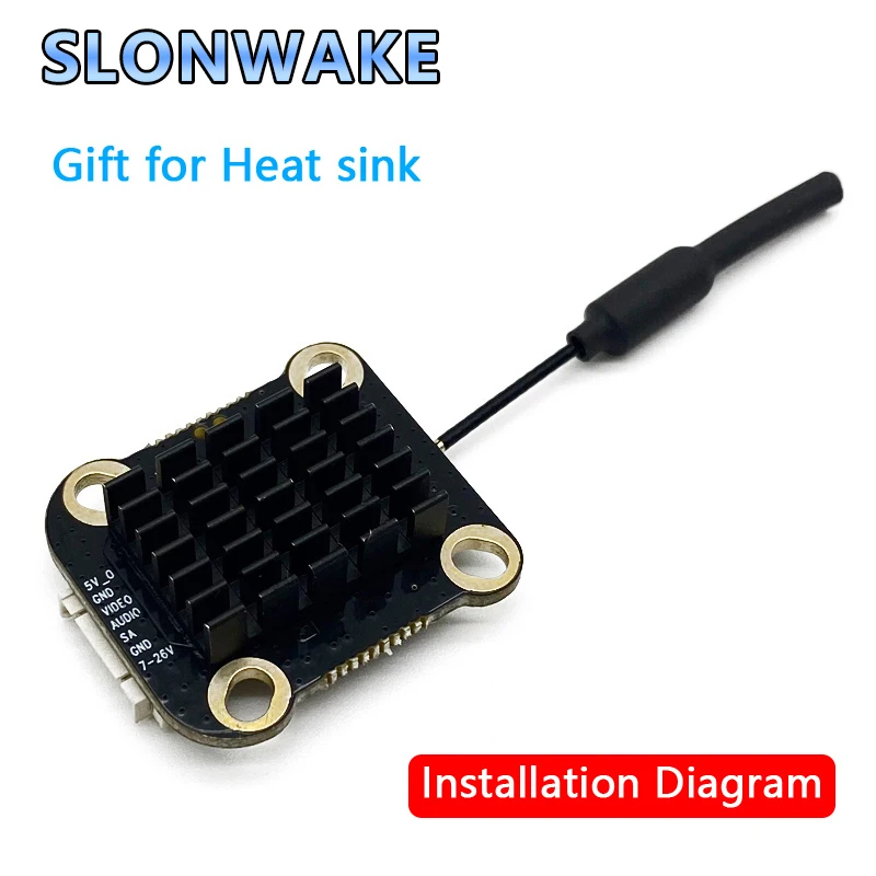 5 8 ГГц 48CH FPV VTX 1 Вт 8G видео передатчик изображения 2-4S 100/200/400 МВт для