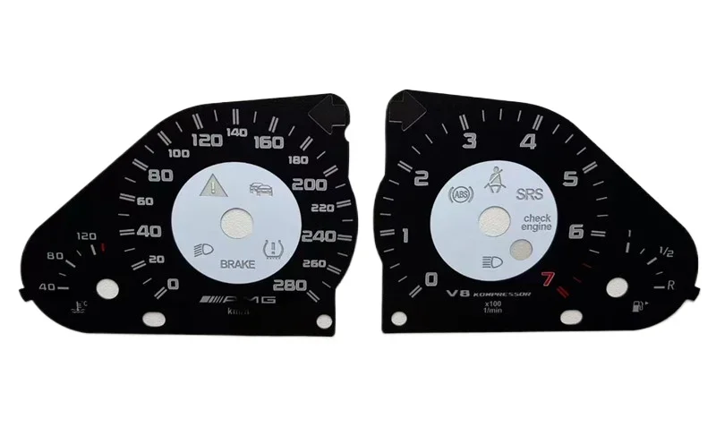 

V8 компрессор 280 км/ч диск для Mercedes-Benz W463 G500 G320 G400 измерительный прибор модернизирован до G55 G63 AMG Многослойные циферблаты