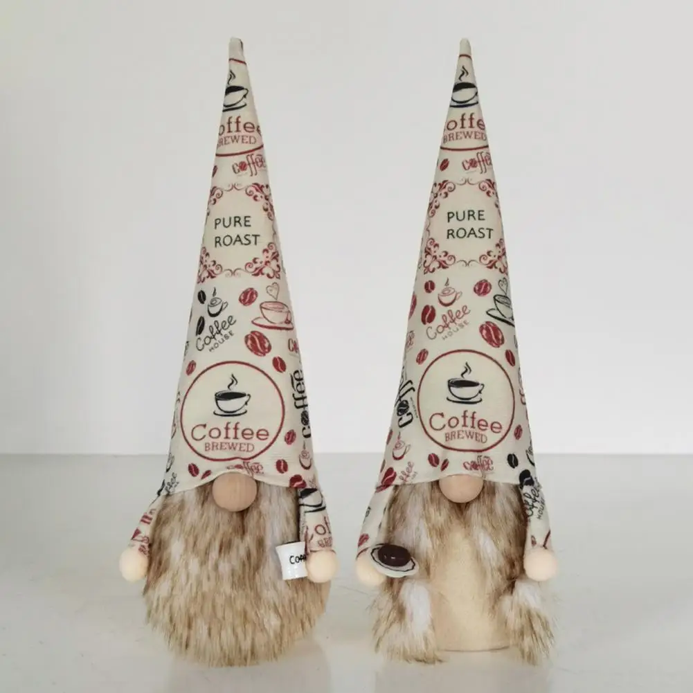 

Exquisite Faceless Doll Hat Male/Female Type Plush Gnomes Doll Farmhouse Home Decor Dwarf Doll Coffee Gnomes