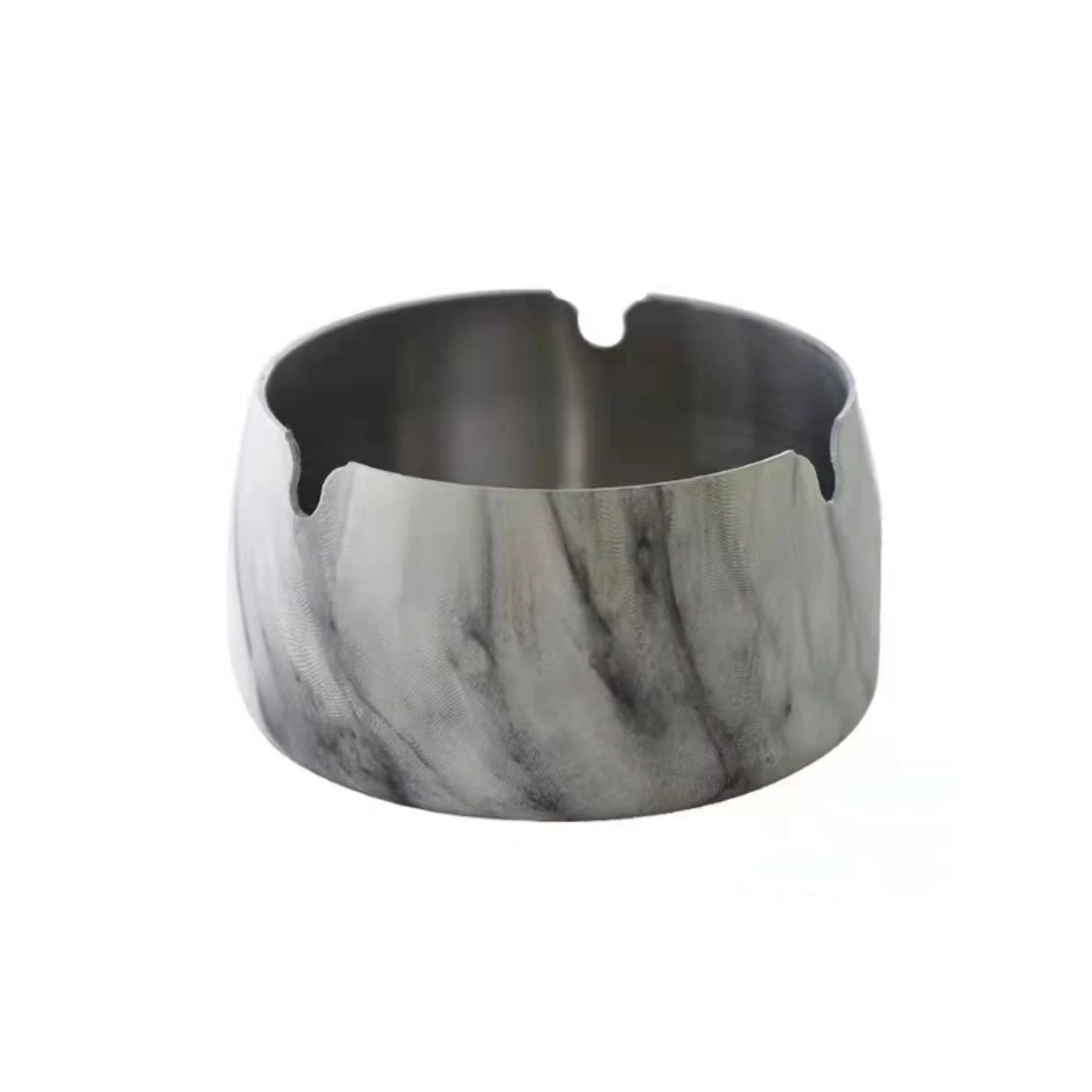 

6 Colors Simple Windproof Stainless Steel Ashtray Office Living Room Decoration Desk Desk Supplies Smoking Accessories
