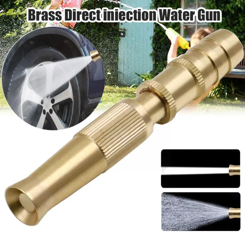 

Brass Nozzle Adjustable High Pressure Water Spray Gun Nozzle For Car Washing Lawn Watering Garden Irrigation Sprinkler