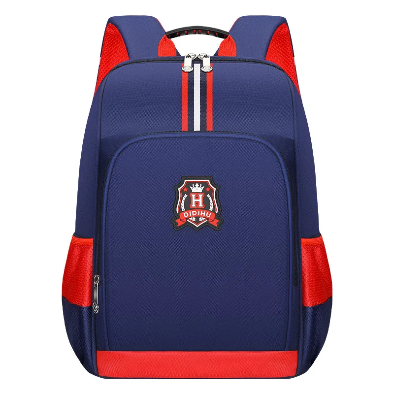 New British Style Elementary School Backpack With Spinal Protection For Boys And Girls, Suitable For Kids In Grades 1-6