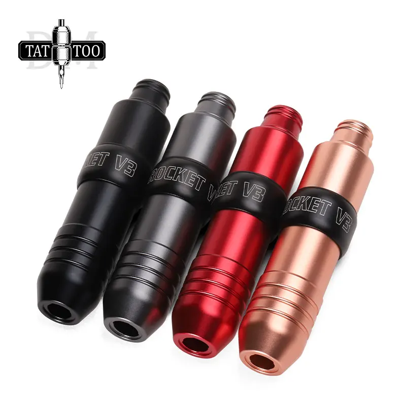 

Professional Rocket V3 Tattoo Pen Japan Motor Strong Power Permanent Makeup Cartridge Rotary Tattoo Machine with 1.8M RCA Cable