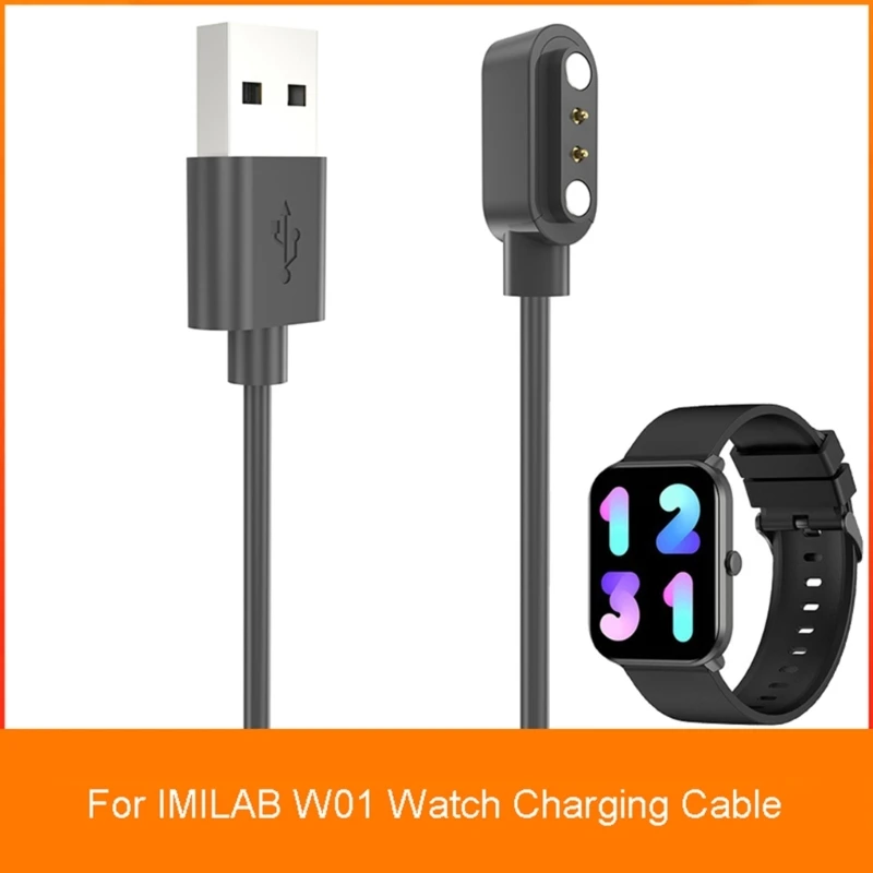 

Совместим с магнитным зарядным устройством IMILAB W01, адаптер питания, USB-кабель для зарядки, док-станция с подставкой, держатель для умных часов