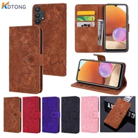 cute embossed leather phone case for galaxy a03s a02s m51 m31 m11 a70s m30s a30s a20s note 20 10 9 flip wallet card slots cover