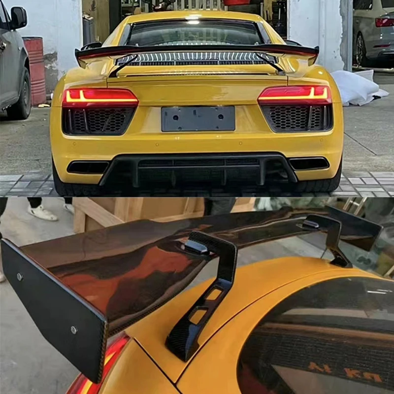 Универсальный карбоновый спойлер для Audi R8 TT TTS A4 A5 A6 A7 S3 S4 S5 S6 RS5