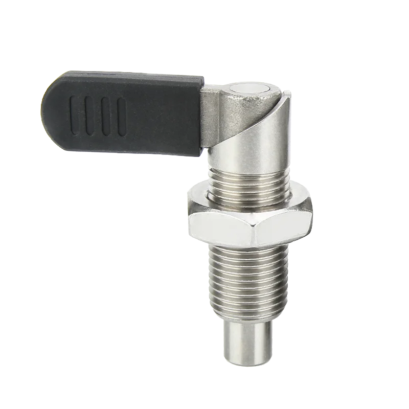 VCN226 M10/M12/M16/M20 Крышка рычага из углеродистой стали/нержавеющей стали L-образные резьбовые указательные плунжеры с гайками Самоблокирующиеся стопорные штифты