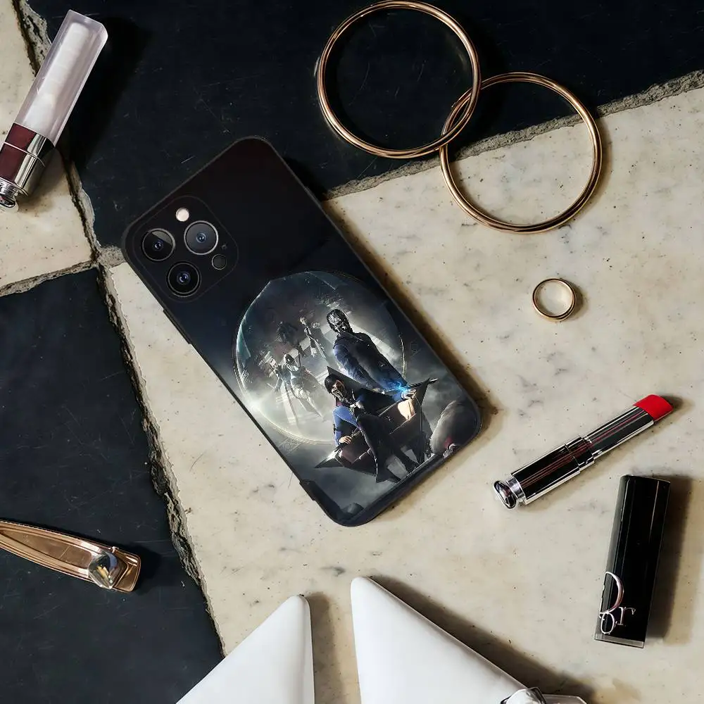 D-Dishonored 2 игра аниме чехол для телефона чехол для Iphone 17 Air 16 15 14 13 12 11 Pro Plus Max черный мягкий силиконовый ТПУ (art.: 3920d303671c2) - 3920d303671c2