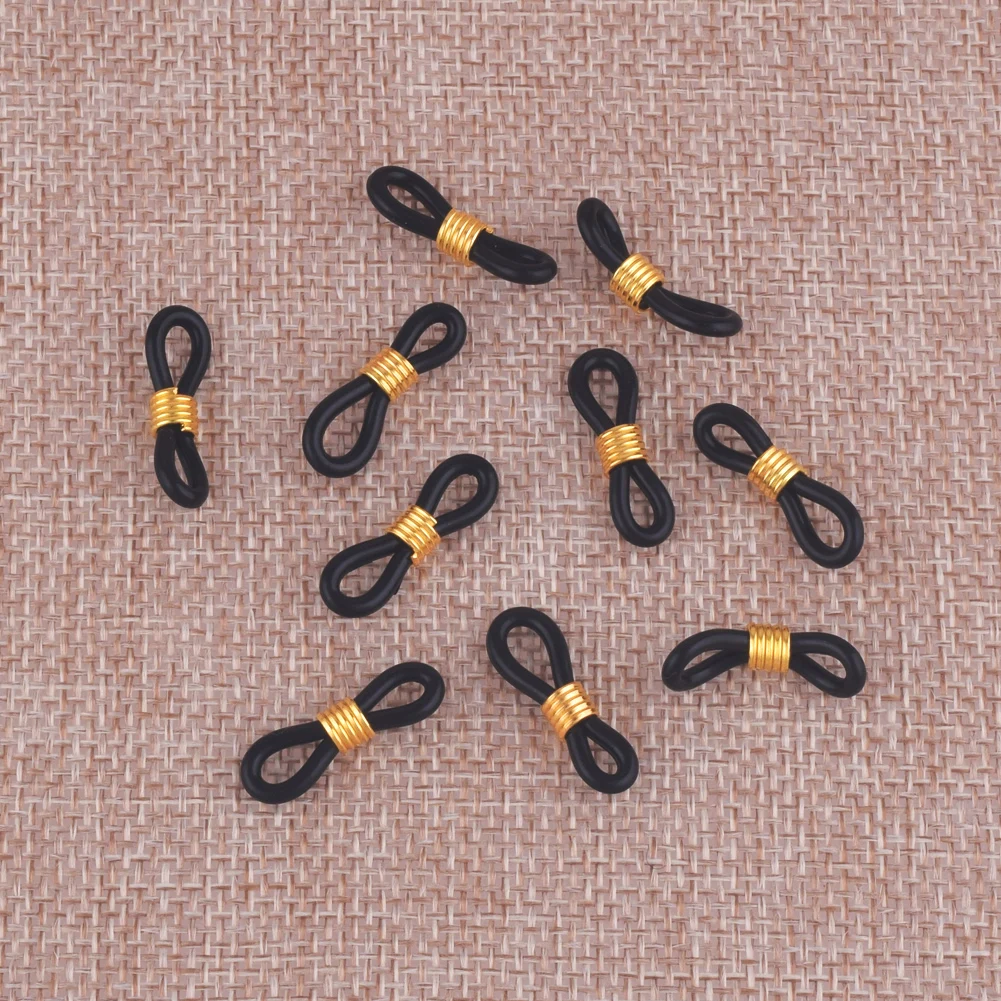 Цепочка для очков ручной работы нескользящий мягкий резиновый шнурок с двумя