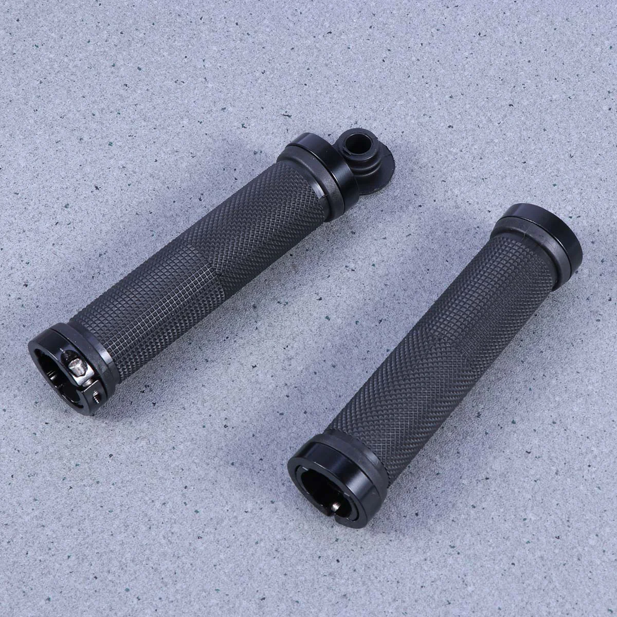 

1 Pair Bike Handlebar Grips Non Bike Grips Aluminum Alloy Grips Bicycles Accessories Black Handles