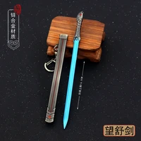 16cm wangshu sword ancient chinese metal melee cold weapon model game anime peripherals home decoration ornament crafts for male
