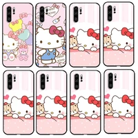 hello kitty cute cat phone cases for huawei honor 8x 9 9x 9 lite 10i 10 lite 10x lite honor 9 lite 10 10 lite 10x lite cases