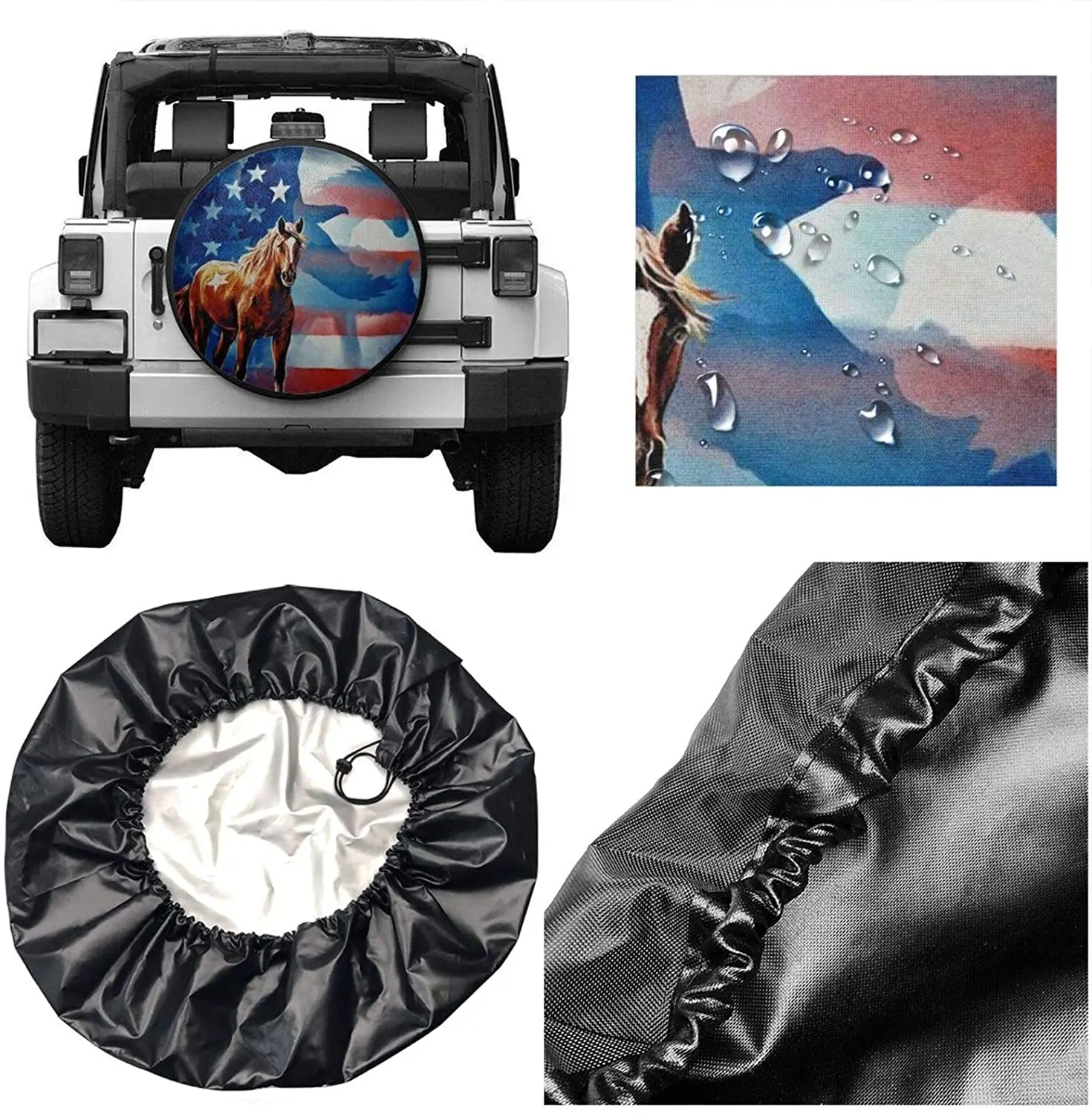 Чехол для запасной шины водонепроницаемый пыленепроницаемый универсальный