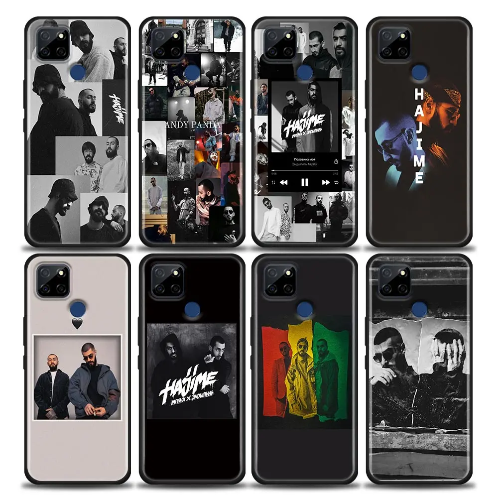 

Phone Case for Realme Q2 C20 C21 V15 8 C25 GT Neo V13 5G X7 Pro Ultra C21Y Case Cover Singer Hajime MiyaGi Andy Panda