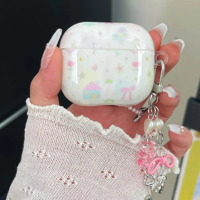 Беспроводная зарядная коробка с Bluetooth для Airpods 4 3 1 2nd pro 2