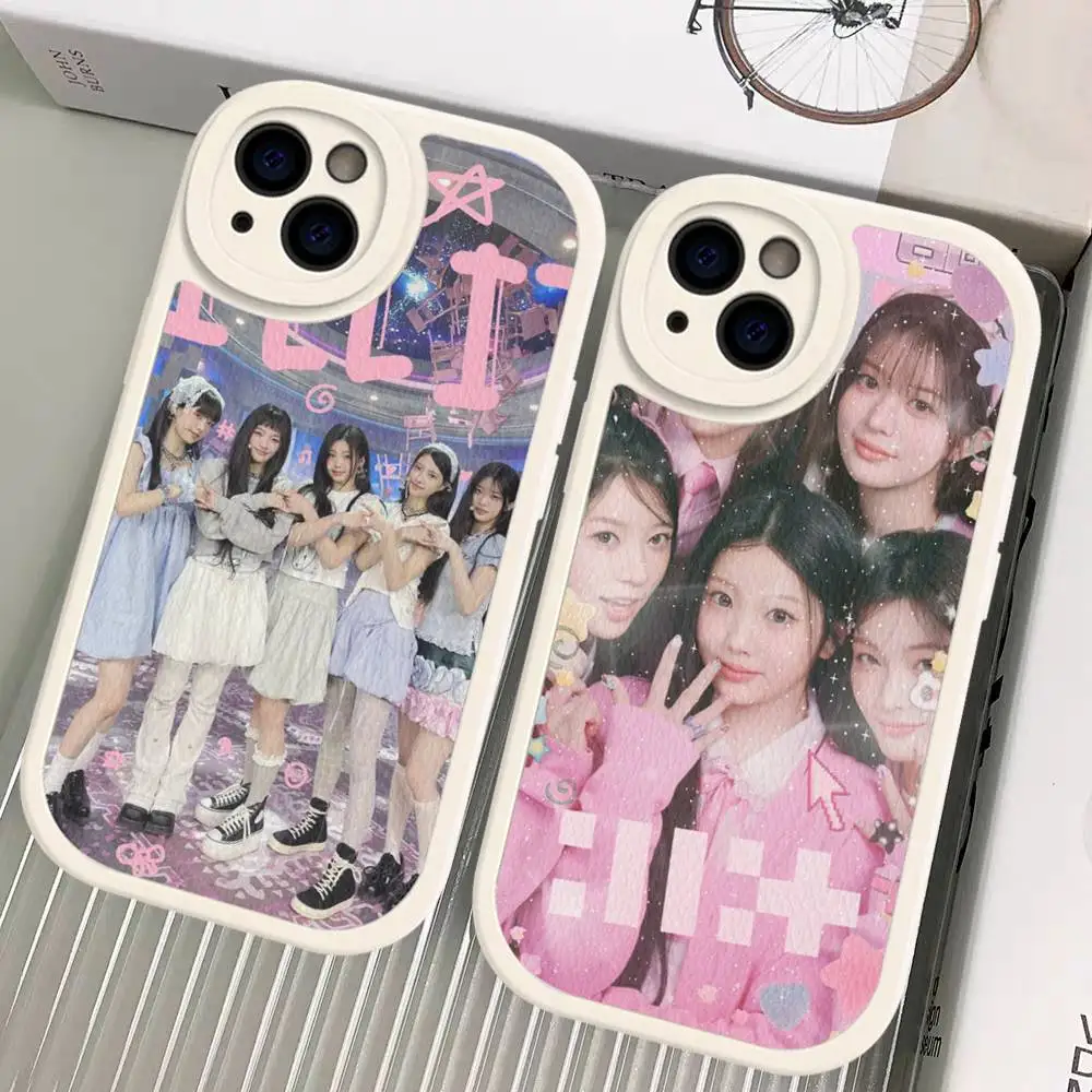Фото Чехол для телефона Kpop Group I-Illit для iPhone 11 12 13 14 15 16 Pro Max Plus, кожаный чехол. №3