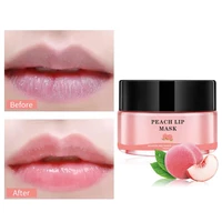 lip care gel mask moisturizing honey peach pink lip balm repair lip sleeping lip mask lipstick primer cosmetic 20g