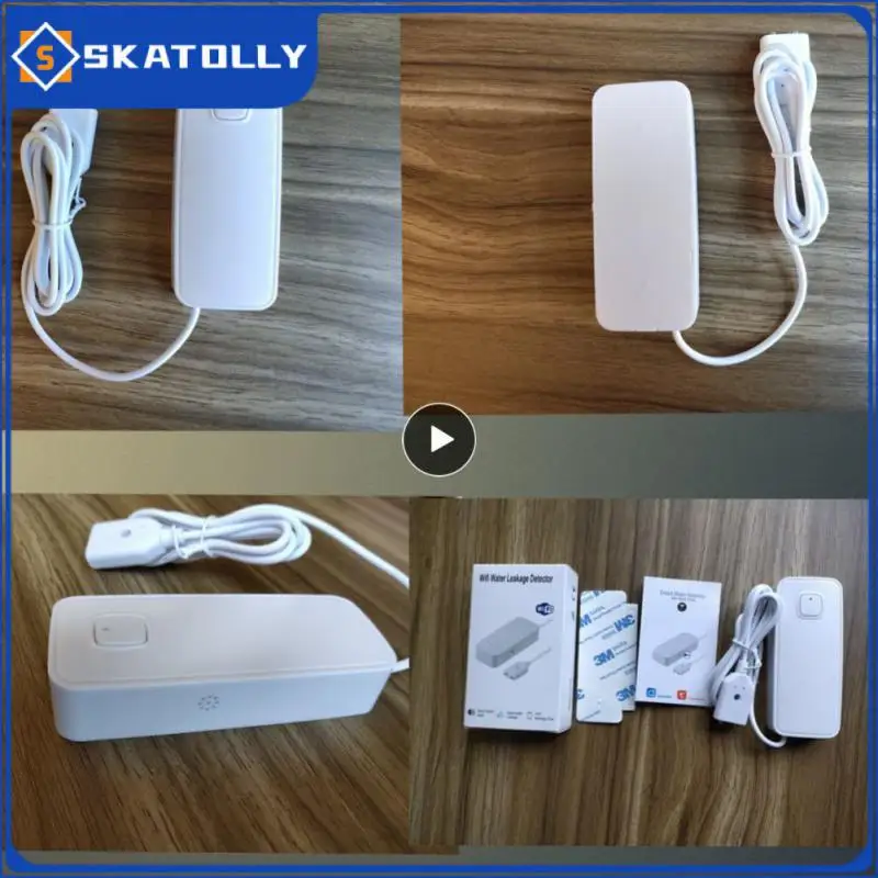 

Batteries Water Leakage Alarm Wifi Real Time Flooding Alarm Paste And Use Tuya Water Immersion Detector Leakage Alarm Smart Home