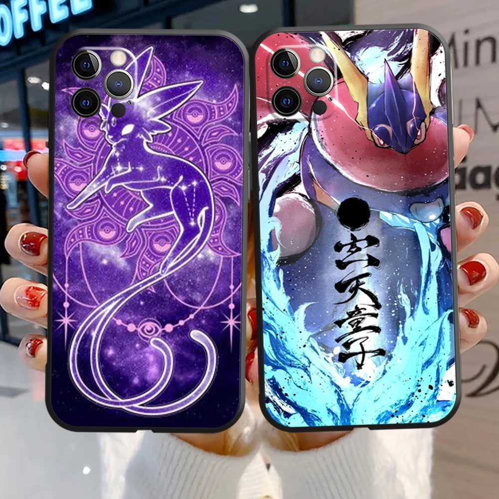

Pokemon Pikachu cool Case For iPhone 11 13 Pro Max Mini 12 Pro Max X XR XS MAX SE 2020 8 7 6 6S Plus NEW Silicone Phone Cover