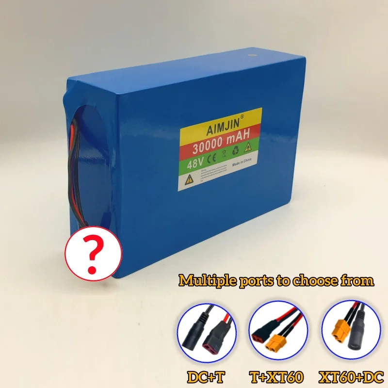 Литиевая батарея высокой емкости 48 в 30 Ач 13S8P для моторизованного скутера