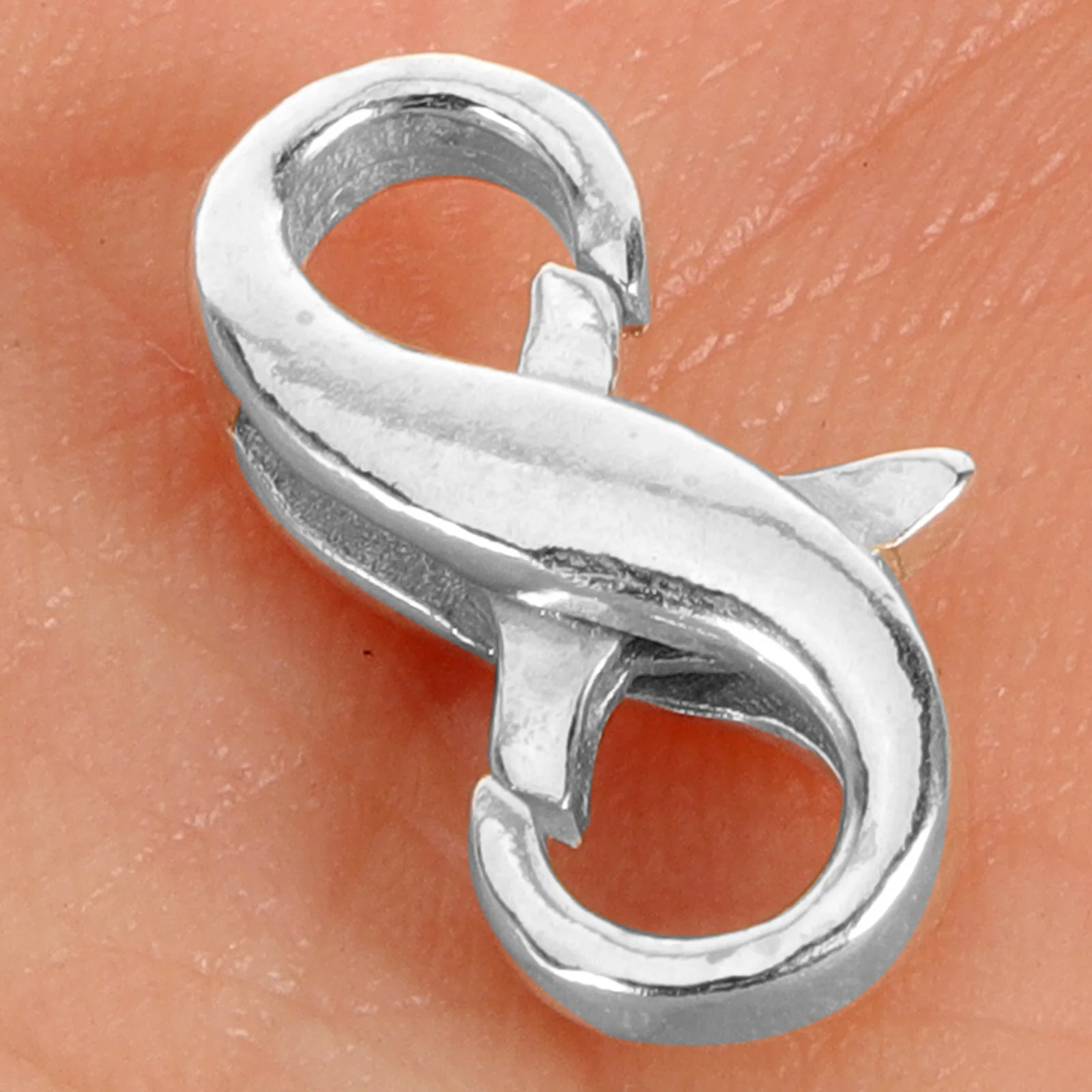 Necklace Connector Clasp Silver Jewelry Clasp Bracelet Necklace Clasp Jewelry Connecting Buckle for DIY