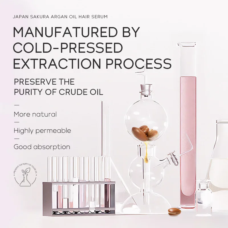 LAIKOU 60 мл чистое эфирное масло сакуры для волос аргановая эссенция увлажняющий