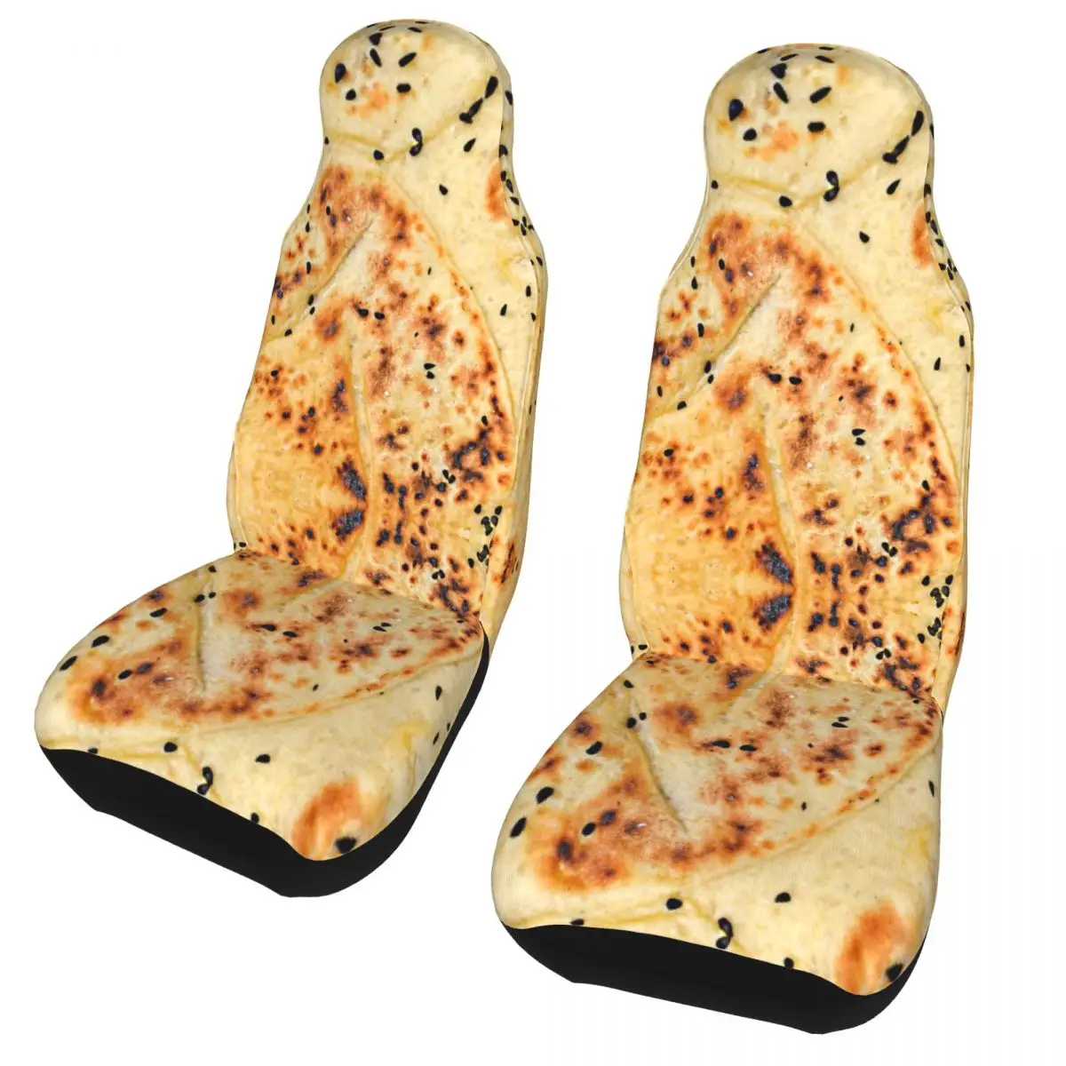 

Flatbread Burrito Pizza Food Universal Car Seat Cover Seasons Suitable For All Kinds Models Car Seats Covers Polyester Fishing