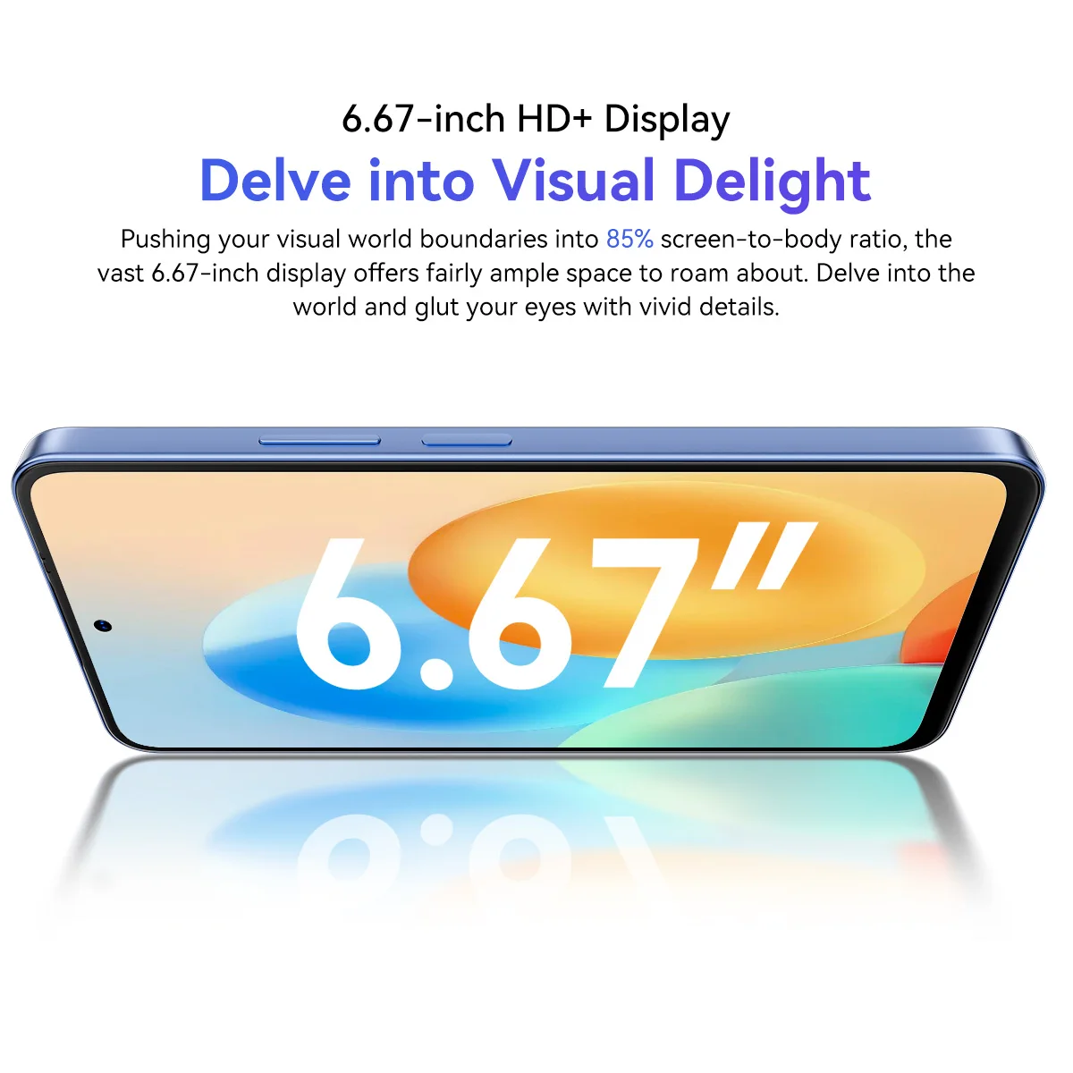 Смартфон Blackview OSCAL TIGER 13 6 67 дюйма 5G Android 14 24 ГБ (8 + 16 ОЗУ 256 ПЗУ 50-мегапиксельная