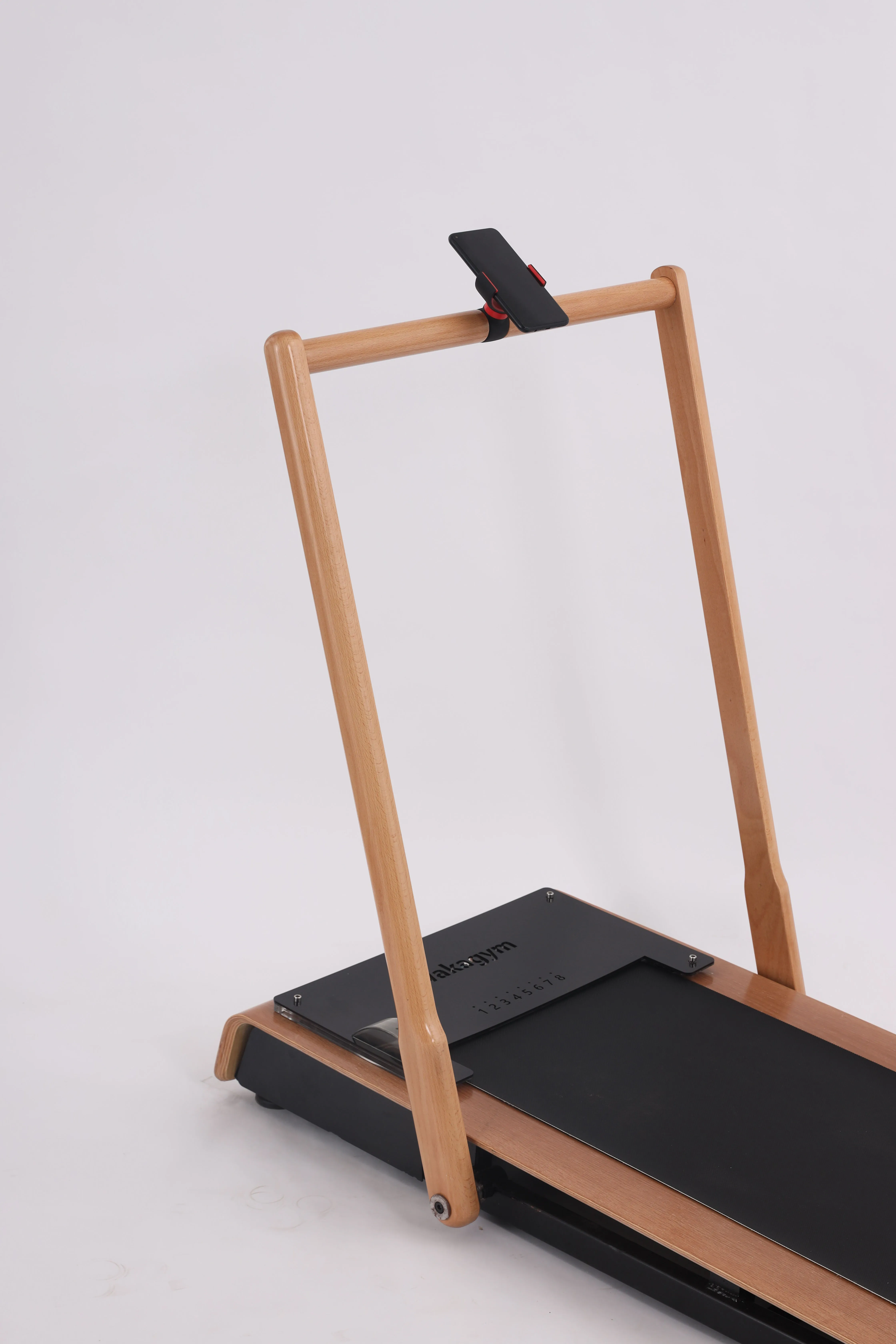 Фото Беговая дорожка Wakagym Silent Cardio Electric, складная, для дома, с LED-дисплеем, из дерева. №3
