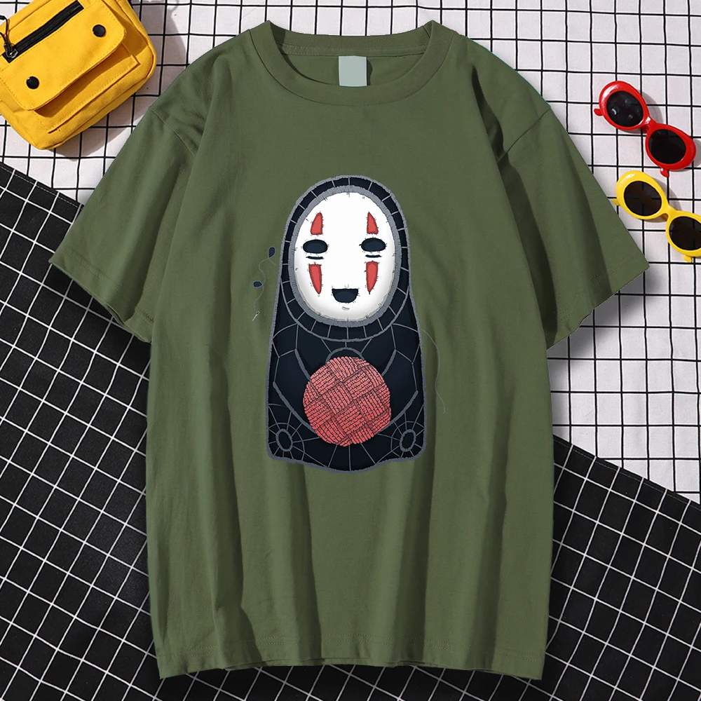 

Faceless Macramè Hip Hop Print Tshirt Man Fashion Hip Hop T Shirts Summer Loose Tops Breathable Loose Clothing Crewneck Tops