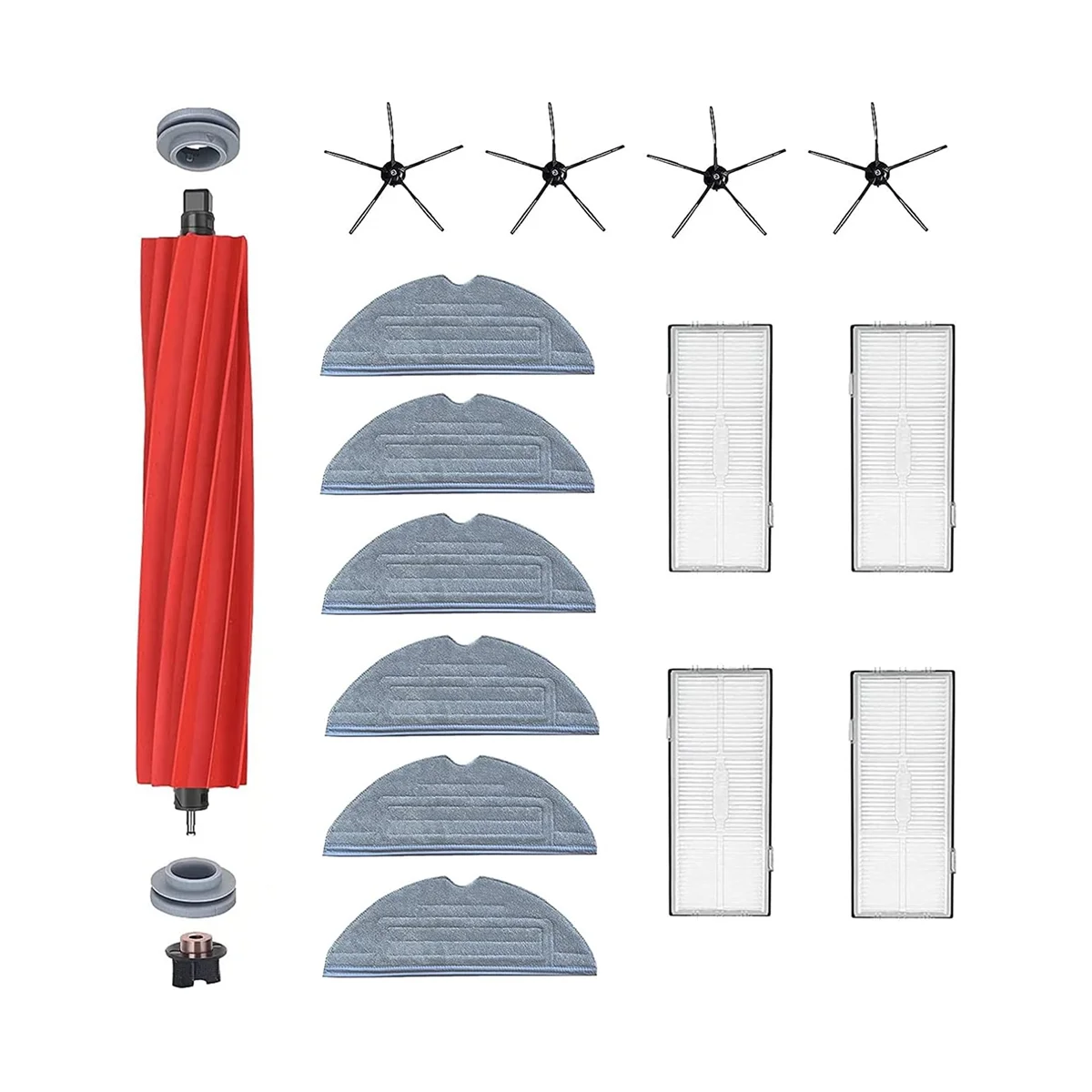

Roller Brush Rag Filter Side Brush Accessories for Roborock S7,S7 MAXV ULtra, S7 Pro Ultra, S7Max V Vacuum Cleaner Parts