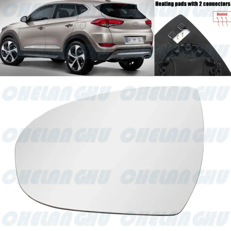 

Для Hyundai Tucson 2016 2017 2018 левая сторона с подогревом стекла заднего зеркала автомобильные аксессуары 87611-D3400