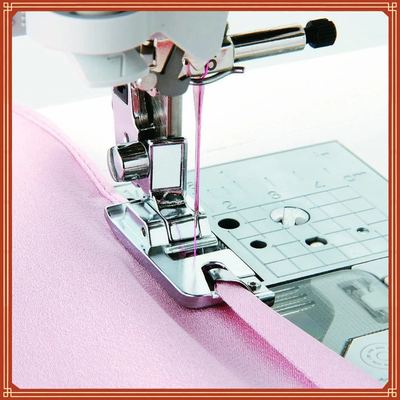 Купи Sewing accessories Narrow Rolled Hem Sewing Machine Presser Foot Set Household sewing tools embroidery hoop 5BB5569 за 722 рублей в магазине AliExpress