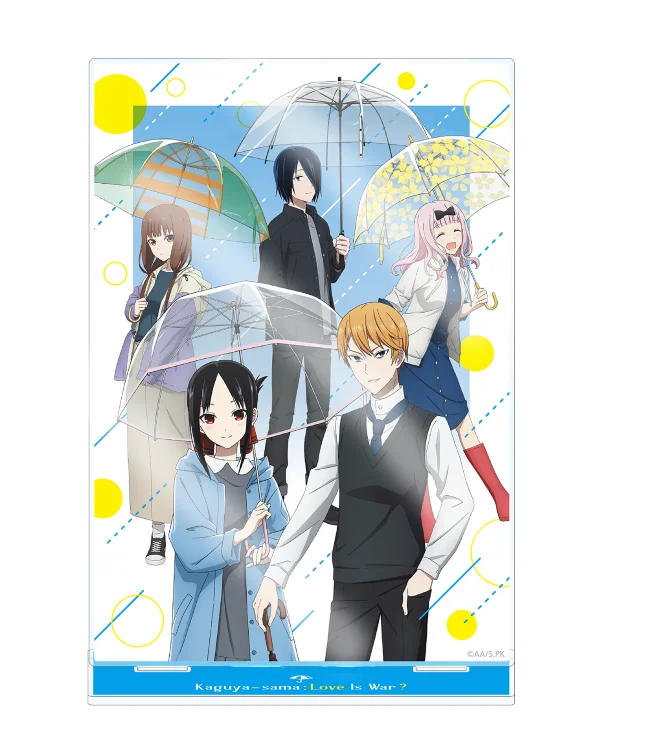 Фото Игра Shinomiya Kaguya Fujiwara Chika Iino Miko Shirogane Miyuki, акриловая фигурка-подставка, кукла, аниме-брелок, игрушка для косплея в подарок №2