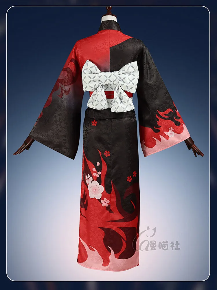 Кимоно Hanyuuda чизуру платье аниме Genshin Impact женский модный костюм для ролевых игр