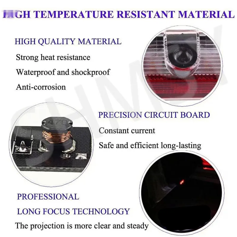 Лампы головного света для двери автомобиля лампы проектора Ghost Shadow Superb 2 MK2 3 MK3 3U 3V