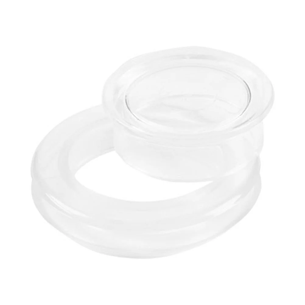 

5 set Ring Stand Patio Table Hole Ring Plug and Cap Set Clear Hole Plug Insert for Outdoor Patio Table Deck