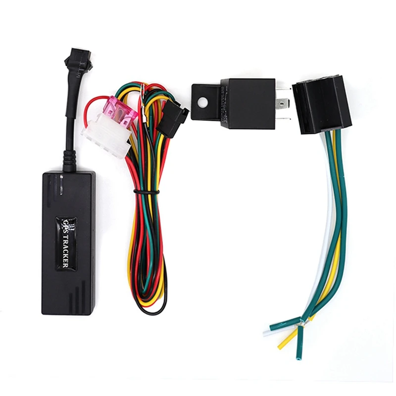 

2G GPS-трекер для транспортного средства с реле, GPS-трекер для электромобиля, мотоцикла, автомобиля, дистанционное отключение подачи топлива, у...