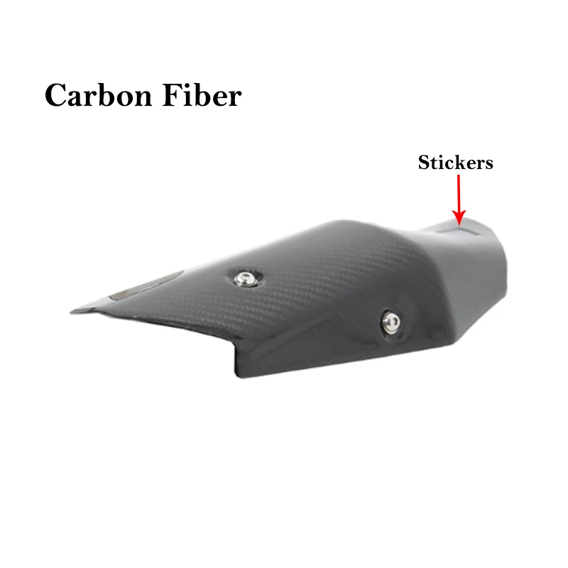 

Для Honda X-ADV750 Adv 750 выхлопная система мотоцикла среднее углеродное волокно Соединительная труба тепловой щит крышка защита от ожогов