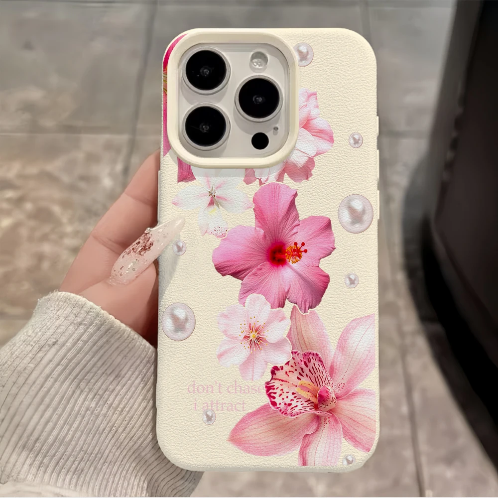 Фото Чехол для телефона Fusang Orchid Pearl для iPhone 17, 16, 15, 14, 13, 12, 11 Pro Max, 17, 16, 15, 14 Pro, 16, 15, 14 Plus, 17 Air, силиконовый матовый чехол №2