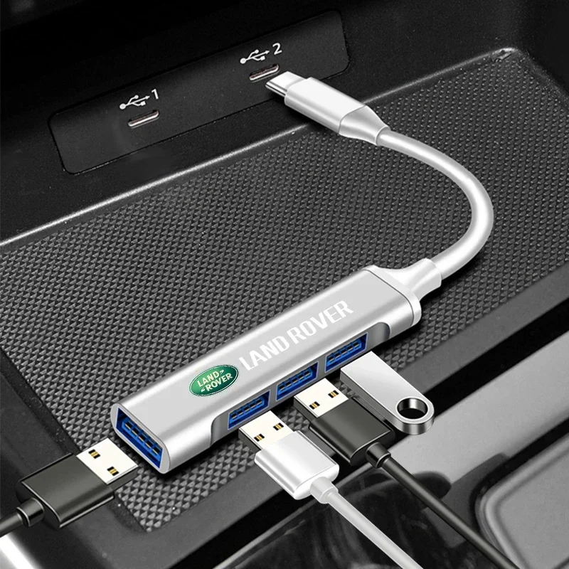 Автомобильное зарядное устройство HUB 3.0 Type-C OTG с адаптером USB-зарядки типа C для Land