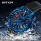 Hot Sell Fashion Men Watches Creative 360 Degree Rotating Car Wheel Quartz Watch Leather Waterproof Rim Hub Clock Men Relogio Other Image