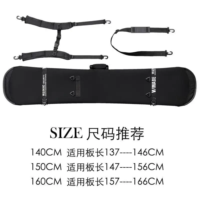 

Swiss Single Board Dumpling Skin Sbr Anti Scratch Anti Rust Ski Cover Double Shoulder All-Around Snowboard Blade Protective Cove
